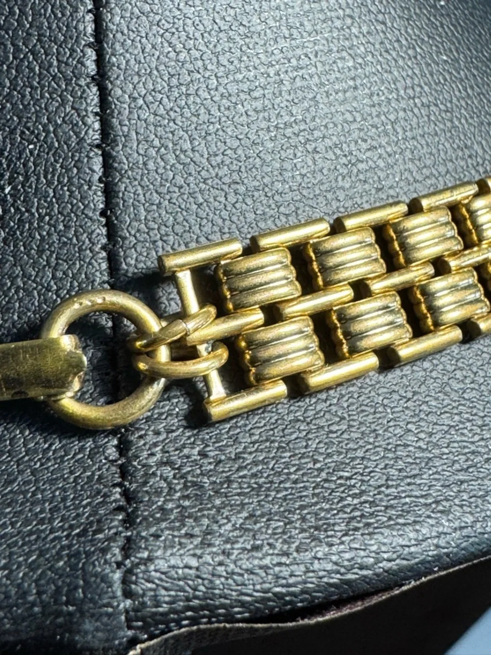 Vintage Coro Classic Gold-Tone Woven Chain Collar Necklace - Women's Jewelry - Picture 8 of 10